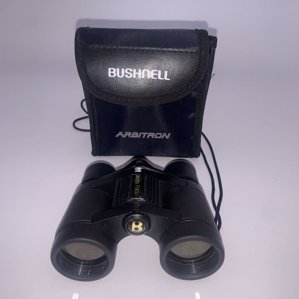 Bushnell Powerview 4x30 Insta Focus Compact Binoculars Black with Case